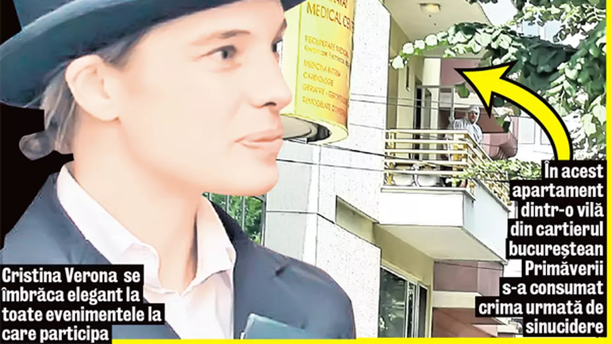 Jurnalista Cristina Verona și-a îmbătat criță mama și a ucis-o!