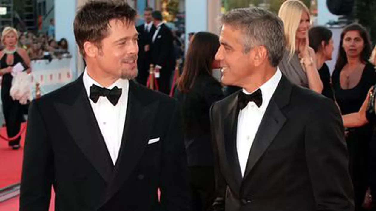 George Clooney, amenințări la adresa lui Brad Pitt: ”Îi voi sfârși cariera”