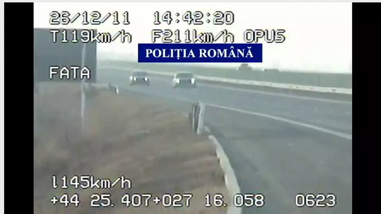 Grabă mare! Gonea pe autostradă cu 203 km/h