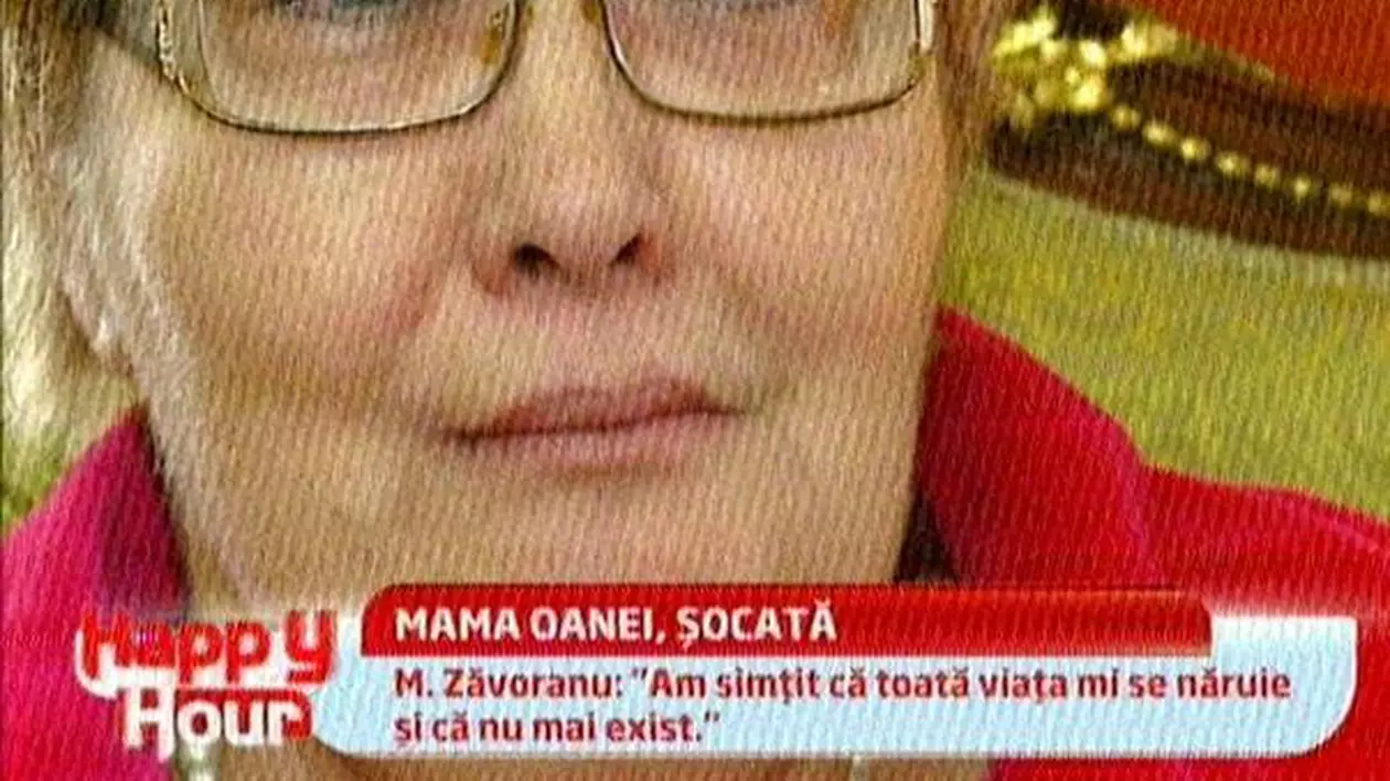 Mărioara Zăvoranu, în LACRIMI la TV: "Am simțit că toată viaţa mea s-a năruit când am văzut-o pe Oana în comă, intubată"