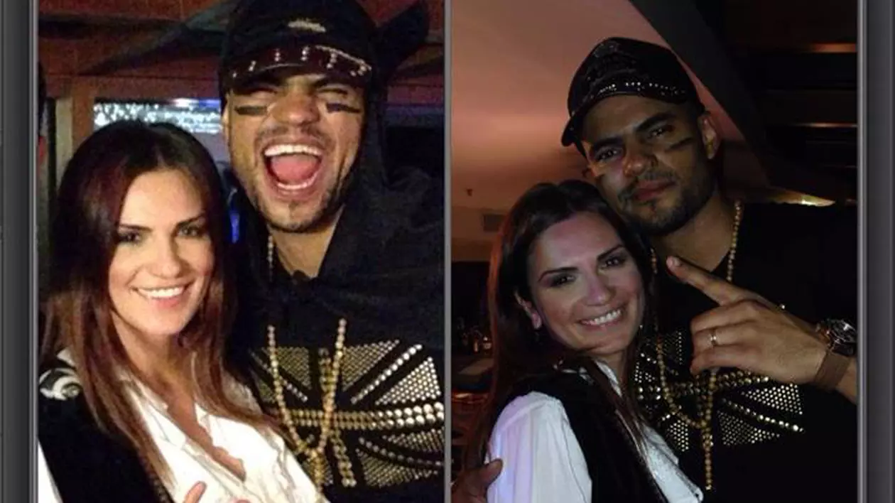 Ellie White a petrecut alături de Mohombi, de Halloween