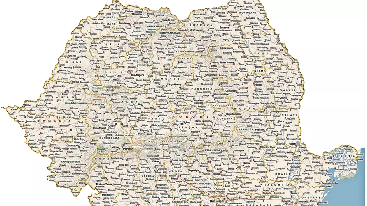 oua suprafață a României este de 238.397 km pătrați