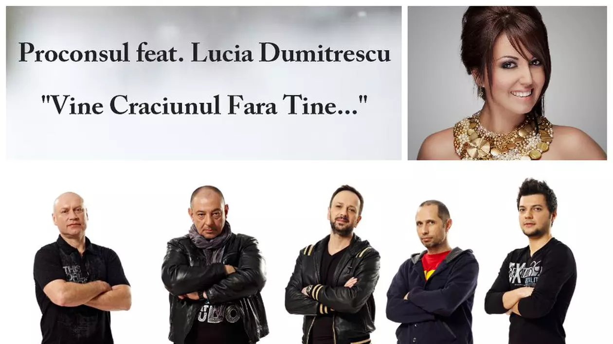 PREMIERĂ LIBERTATEA.RO | PROCONSUL lansează "Vine Crăciunul fără tine", alături de LUCIA DUMITRESCU