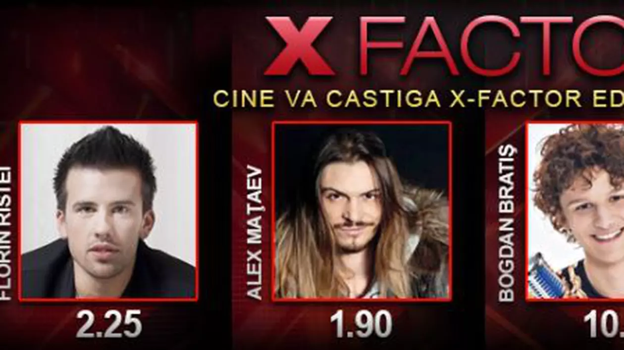 Finala X Factor, de interes naţional! Românii îşi pot vota favoriţii la casele de pariuri