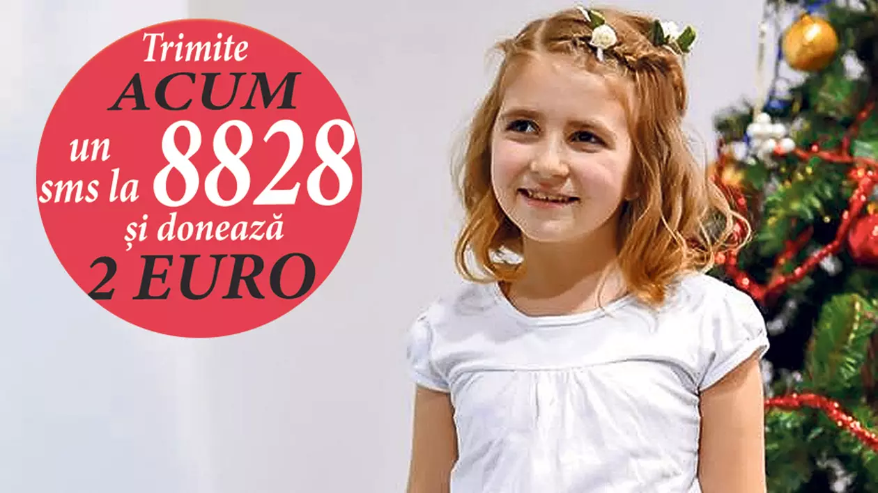 Cosmina trebuie să revină la control, în Germania! Fetiţa operată de tumoră cerebrală are nevoie de 1.500 €