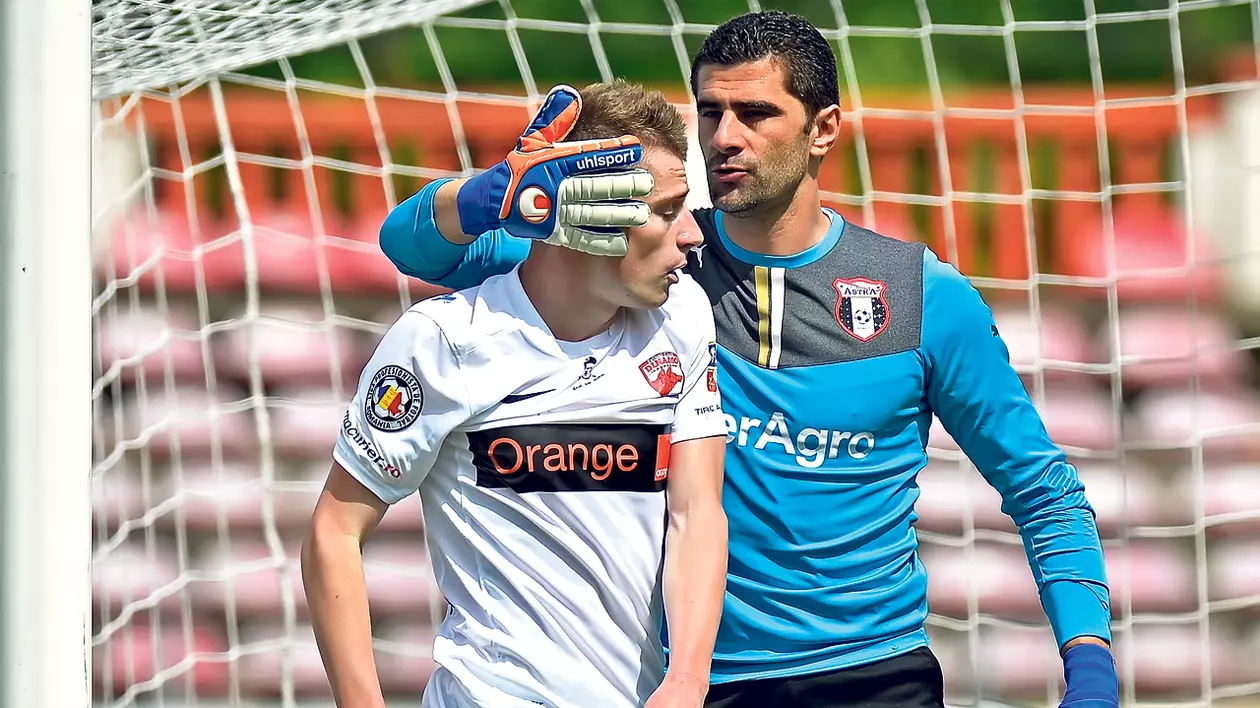 "RoboCAP" în gură! Dani Coman l-a lovit pe Vali Lazăr, după Dinamo - Astra 2-0