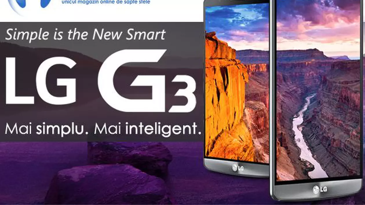 MarketOnline.ro aduce în premieră noul Smartphone LG G3 de 32 GB!