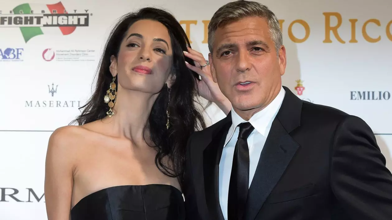 George și Amal Clooney și-au dus gemenii în Italia
