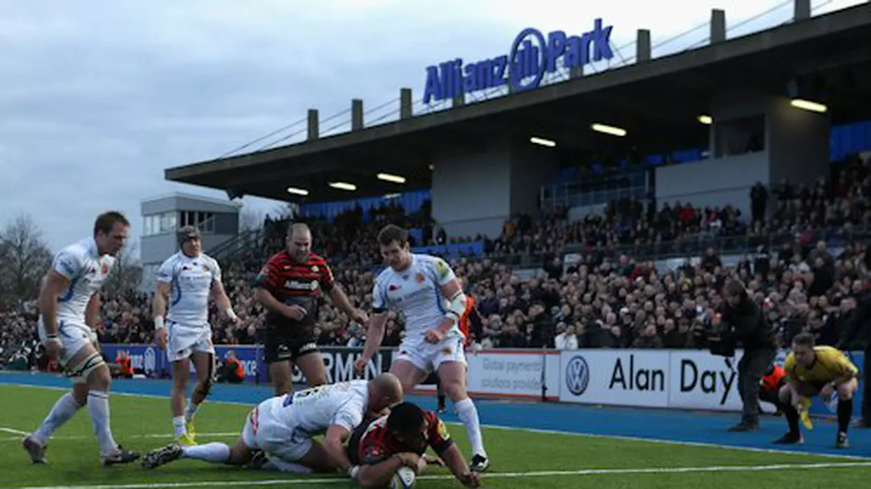 Oaspeții de gală au sosit pe Bega. Azi, amical RCM Timișoara - Saracens Storm