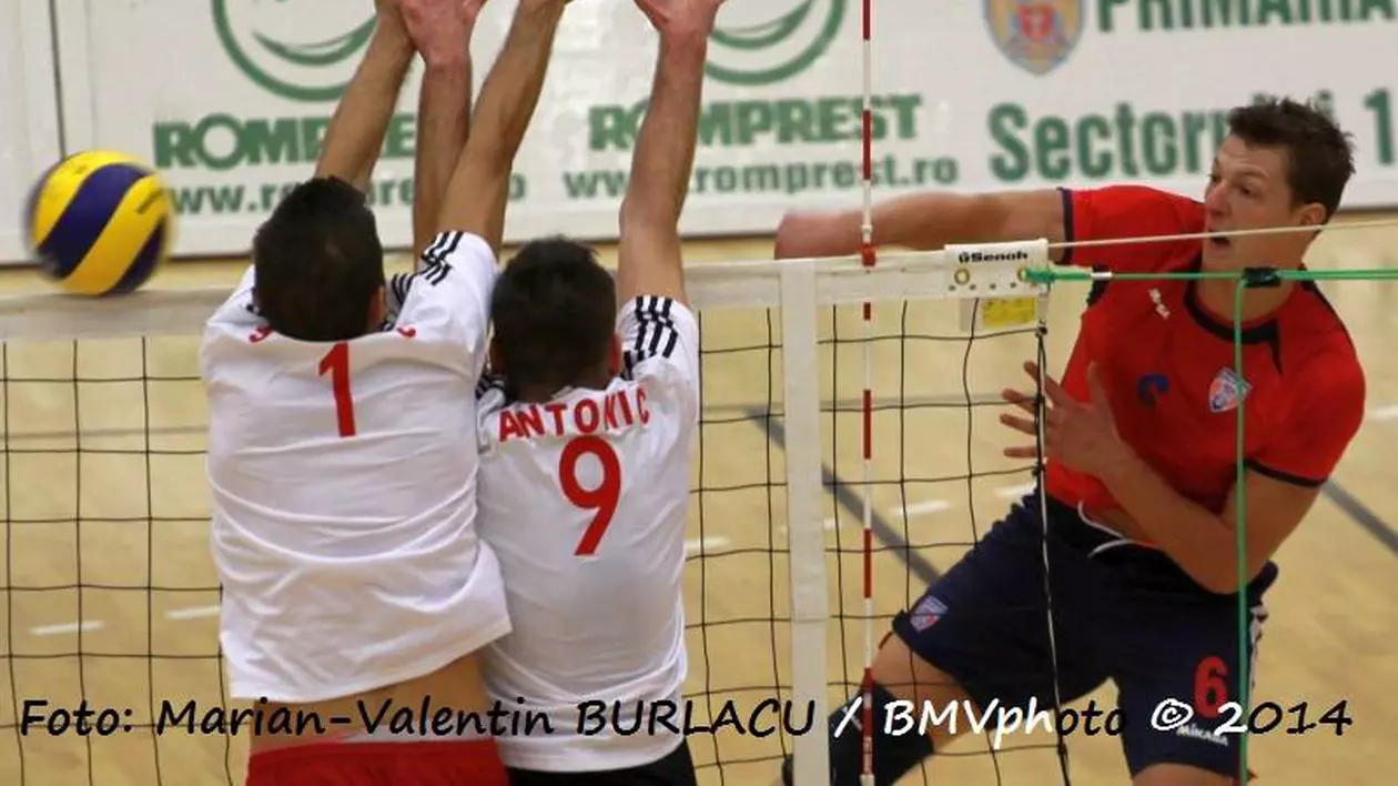 Una caldă, alta rece. Craiova, în optimile Cupei CEV. Dinamo a fost eliminată de Kecskemet