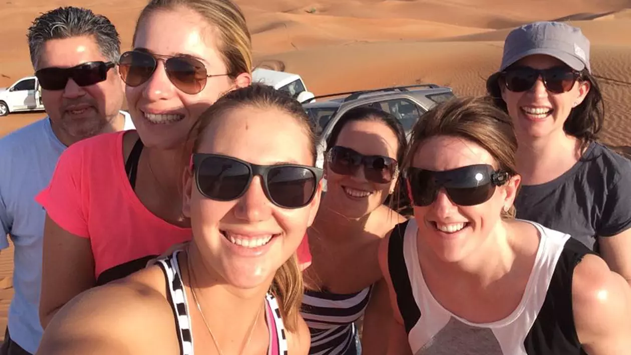 GALERIE FOTO / Cu cine s-a întâlnit o jucătoare de tenis din România în Dubai