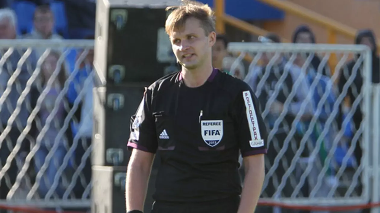 Un arbitru rus cu doar un an de experiență internațională, desemnat la partida Astra - Dinamo Zagreb