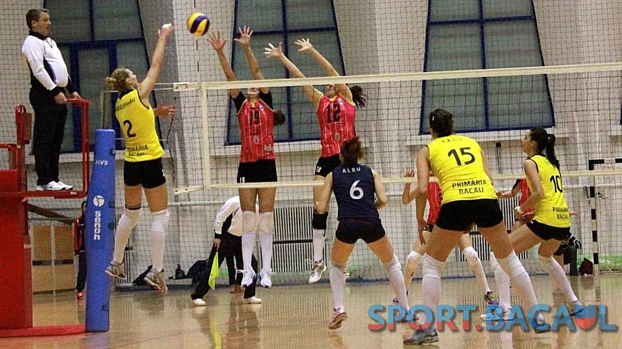 Ştiinţa Bacău a câștigat derby-ul cu CSM București, la volei feminin