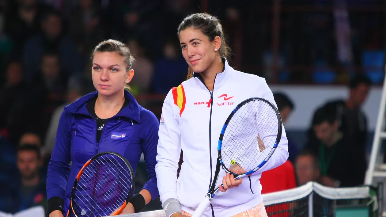Bătălia pentru locul 1 WTA. UPDATE: Halep nu mai poate fi depășită de Muguruza, care s-a accidentat la Brisbane