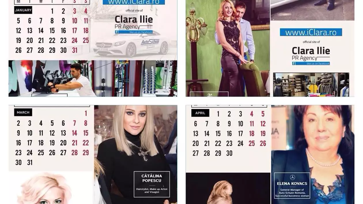 Ce bine arată Mihai Leu după ce s-a vindecat de cancer. El, Cami Potec, Ruxandra Dragomir, Amatto Zaharia și Virgil Stănescu, vedete în calendarul iClara.ro 2015