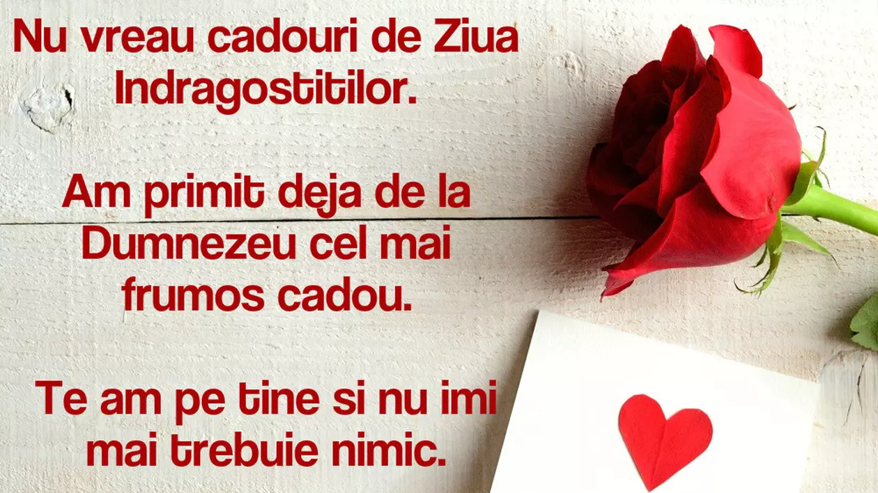 Mesaje de Ziua Îndrăgostiților