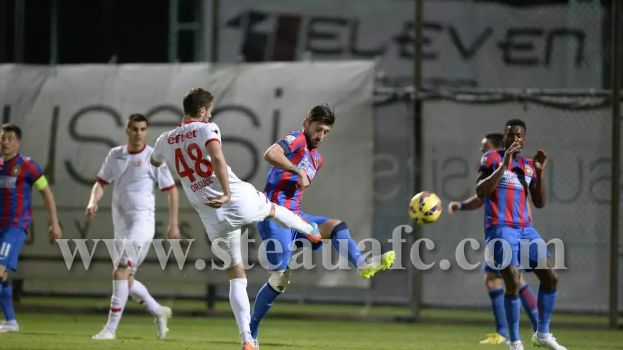 Steaua - Sparta Praga 3-0. George Țucudean a reușit o dublă