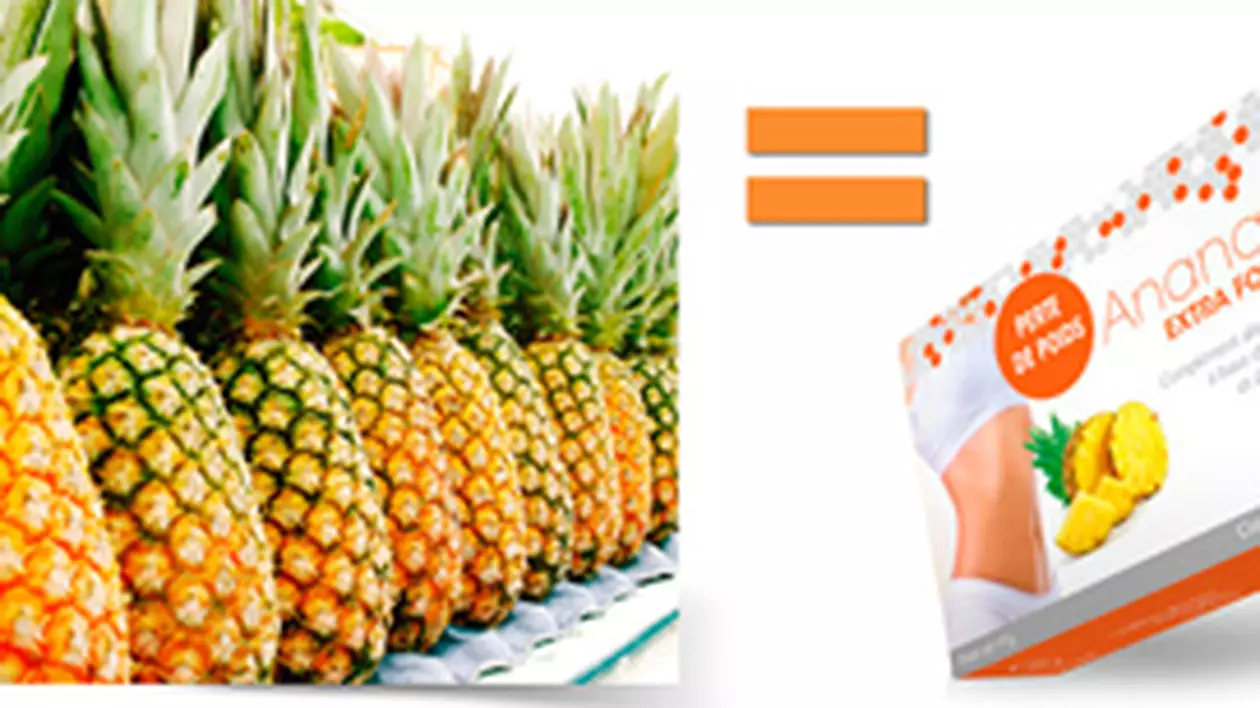 (P) SLABIRE CU ANANAS: slabeste 10, 20, 30 kg cu cele mai concentrate comprimate de ananas!