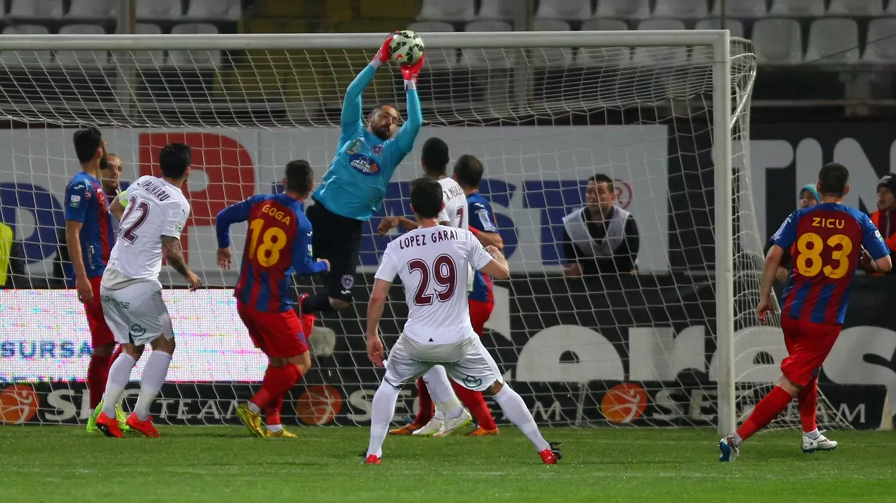 Rapid - ASA Tg. Mureş 1-2. Ardelenii, la patru puncte de Steaua / FOTO