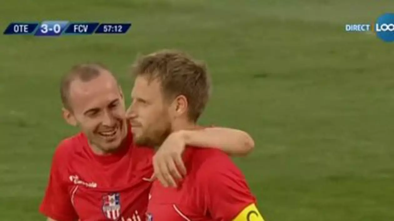 Oțelul - Viitorul 3-0. One Cernat show! Veteranul a făcut diferența. Echipa ”Regelui”, în genunchi
