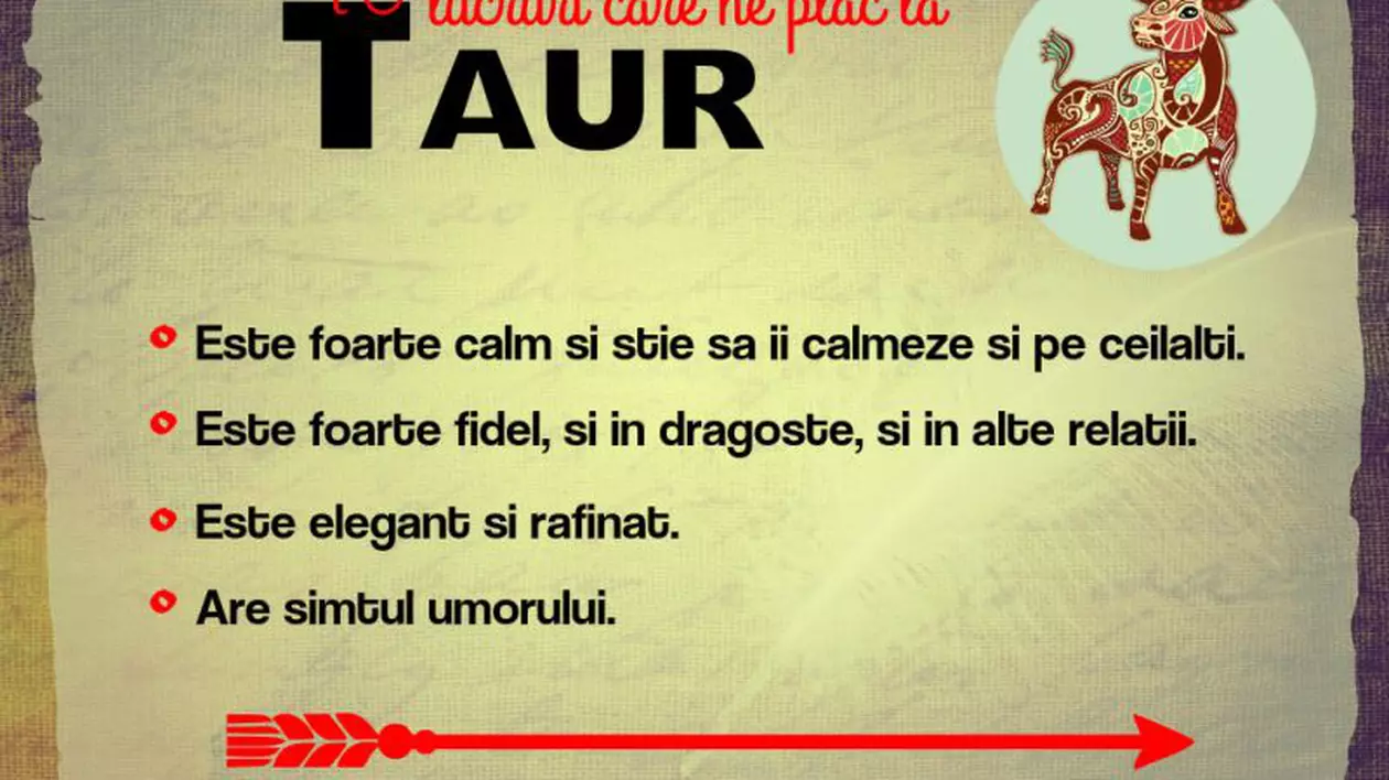 10 lucruri care ne plac la nativii zodiei Taur