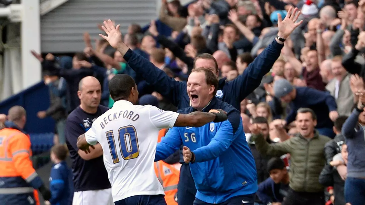 Gol fabulos în Anglia! Jermaine Beckford a marcat de la mijlocul terenului