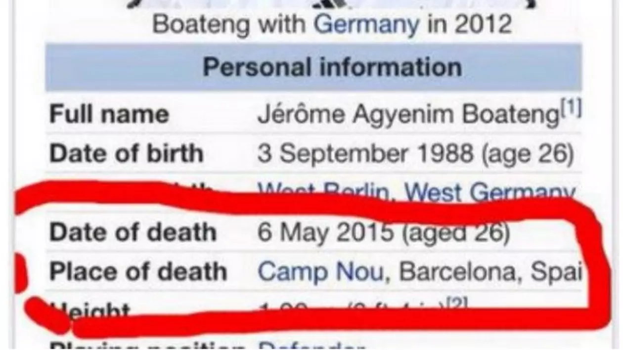 Data ”morții” lui Boateng, 6 mai 2015. Locul ”decesului”... Camp Nou