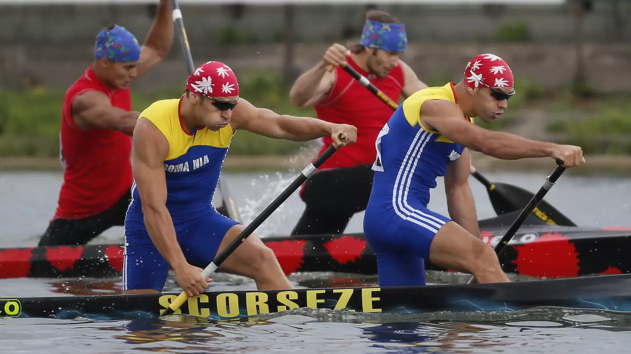 Doar pe 4 la canoe dublu 200 metri. Argint la fete, la kaiac dublu 500 m. Locul 7 la medalii!