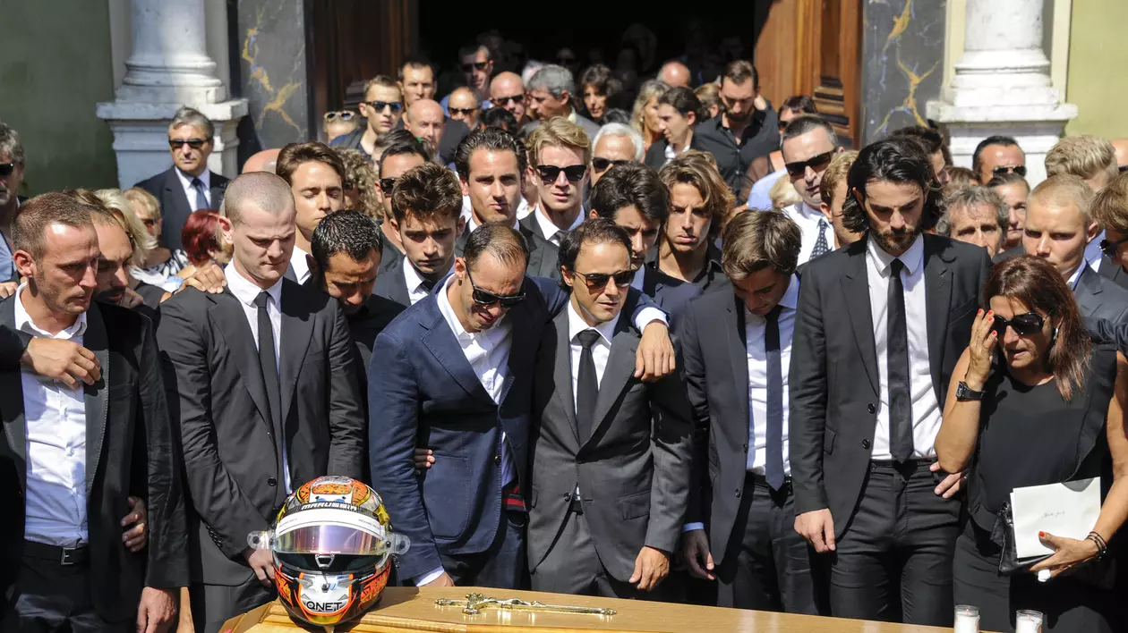 Jules Bianchi a fost înmormântat la Nisa în prezența a foști și actuali piloți de Formula 1 / FOTO&VIDEO