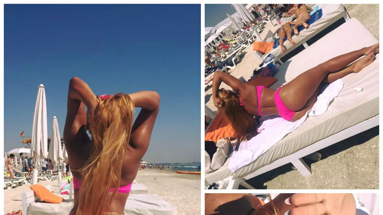 Solista pop Roxana Dobrițoiu în culmea popularității. Nu în topuri ci pe plajă!