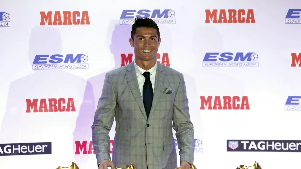 Cristiano Ronaldo a primit ”Gheata de Aur”. E a patra din cariera lui