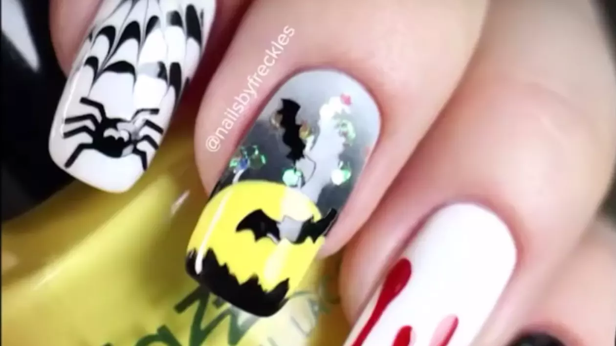 Unghii de Halloween! Iată câteva idei inedite pentru petrecerea de sâmbătă | VIDEO