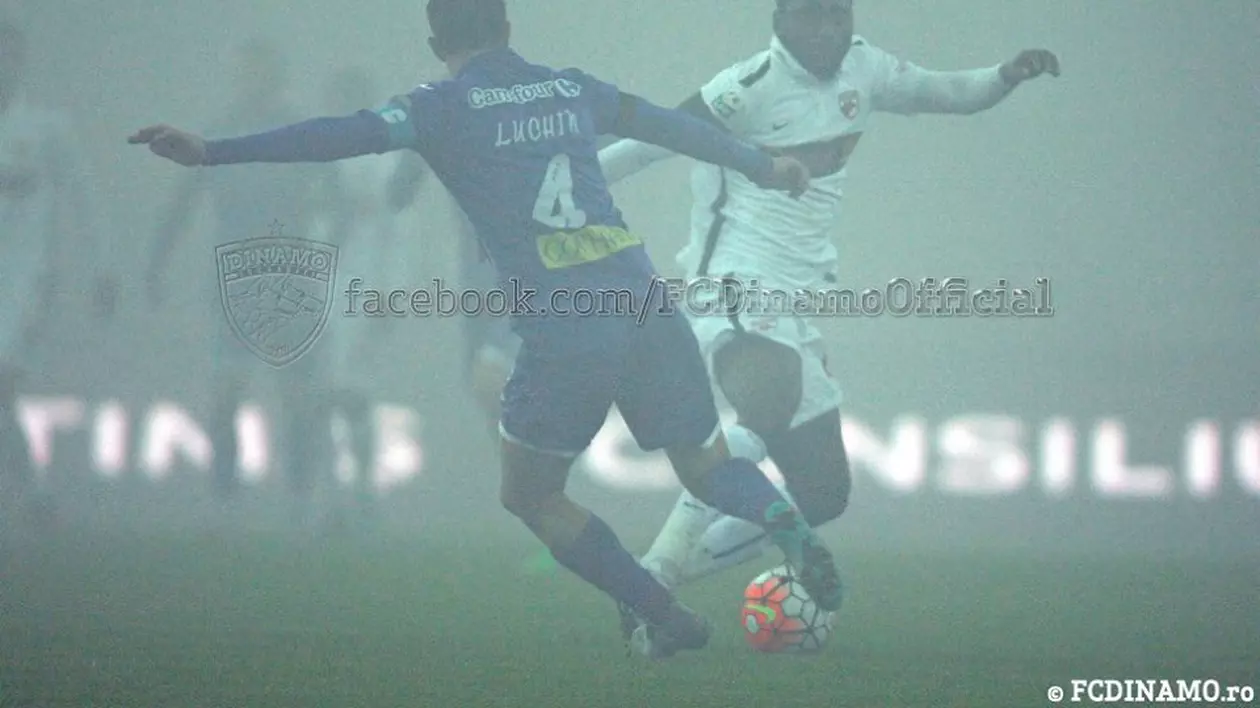 Poli și Dinamo au vrut să nu mai joace repriza a doua, din cauza ceții, dar arbitrul Feșnic n-a fost de acord! ”Greu, dar am ieșit din...ceață”, a spus Rednic, după succesul de pe Bega