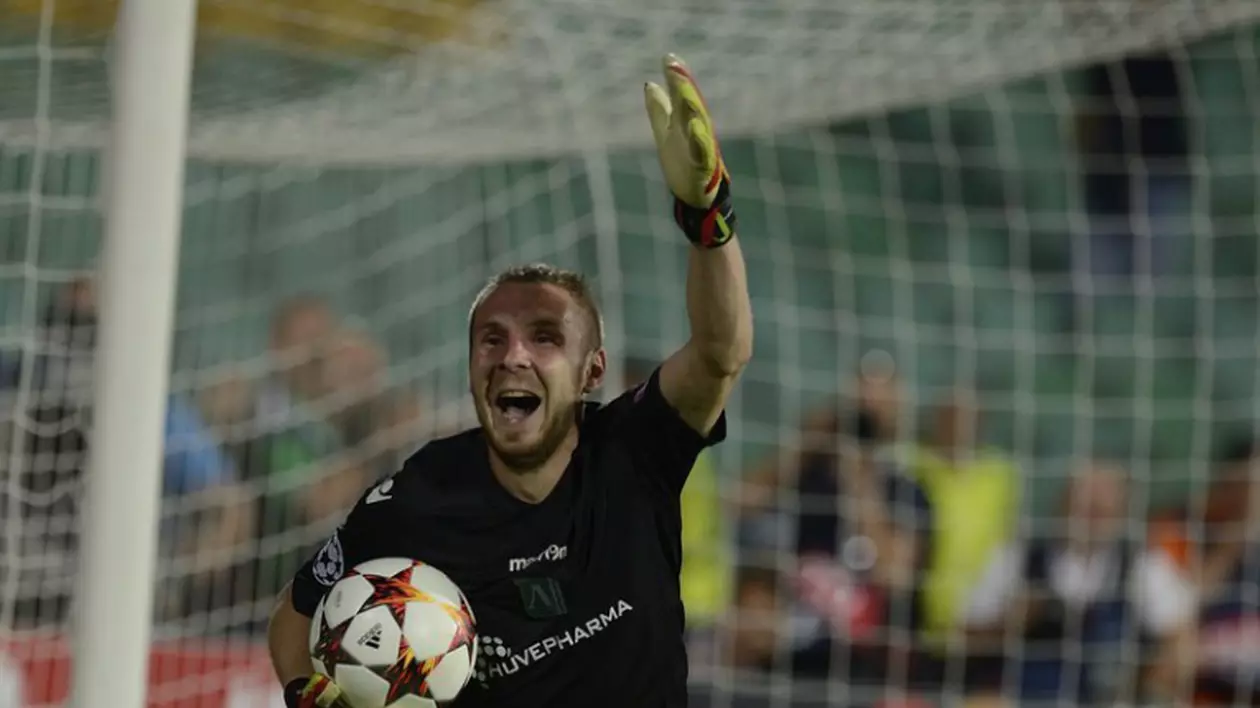 Cosmin Moți a marcat pentru Ludogoreț în meciul cu Slavia Sofia | VIDEO