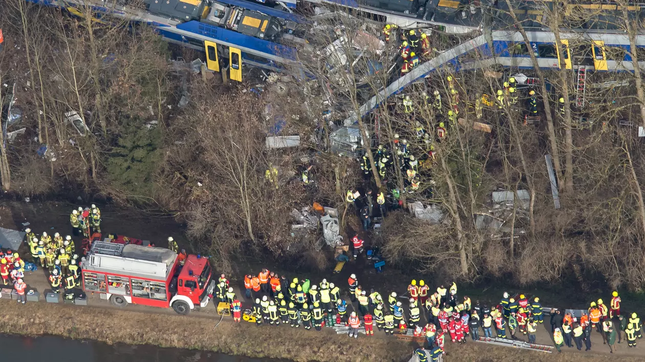 O româncă, rănită grav în tragedia feroviară din Germania! Accidentul, produs dintr- o „eroare umană”!