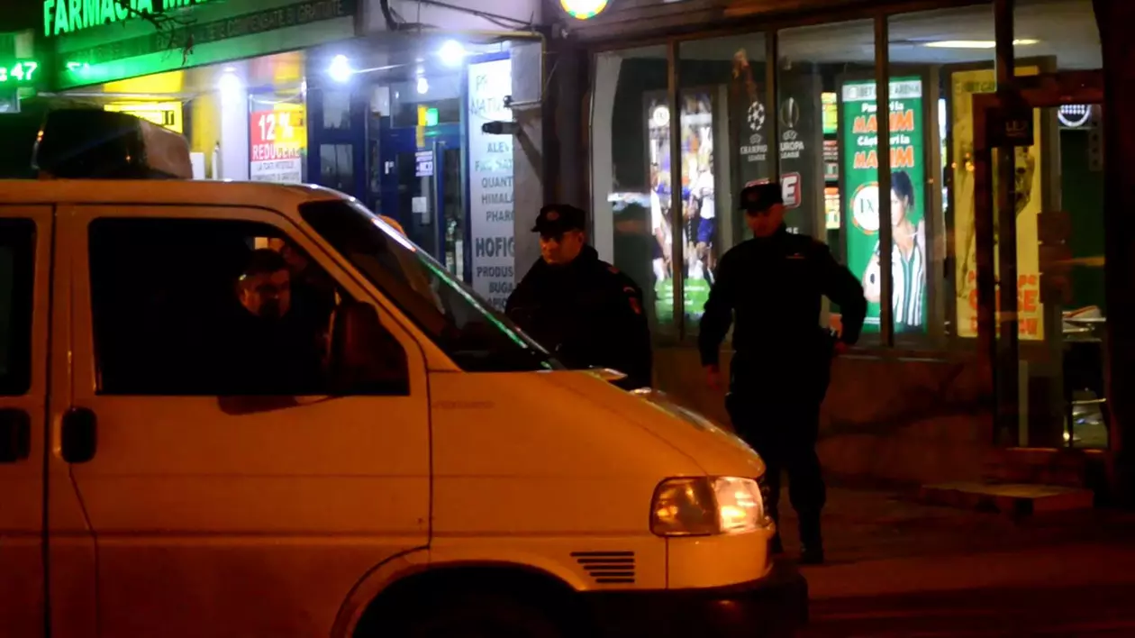 Atac în stil mafiot, cu sabia, la o casă de pariuri din Buzău! VIDEO