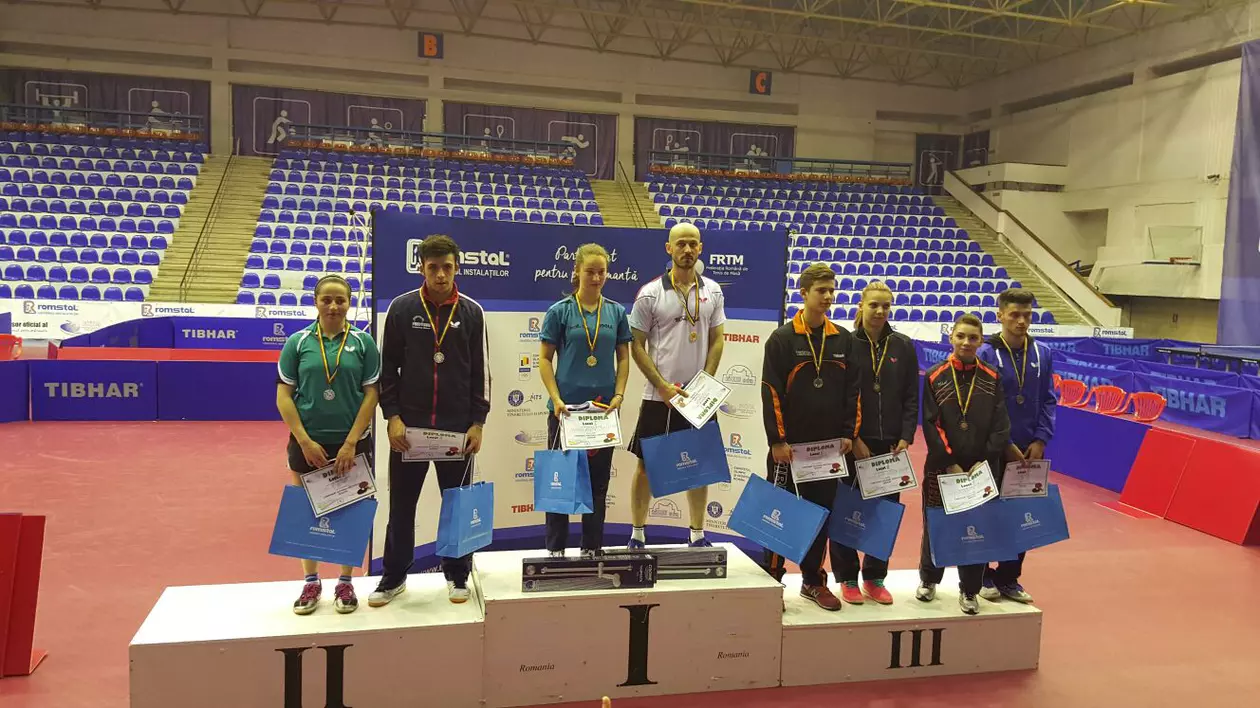 Constantin Cioti și Andreea Dragoman, campioni naționali la dublu mixt. Sâmbătă, patru finale pe TVR 2