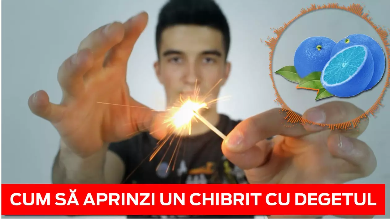 Cum să aprinzi un chibrit cu degetul / VIDEO