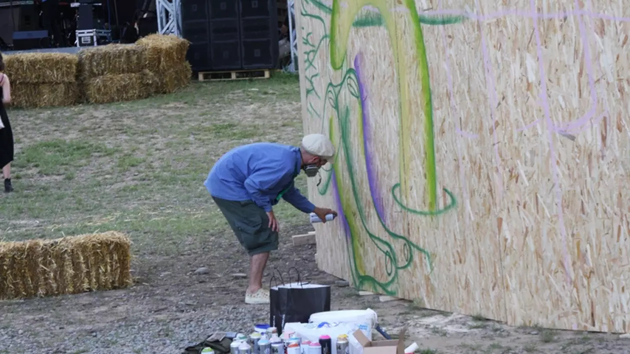 Un bistrițean şi-a transformat în job pasiunea pentru graffiti! GALERIE FOTO