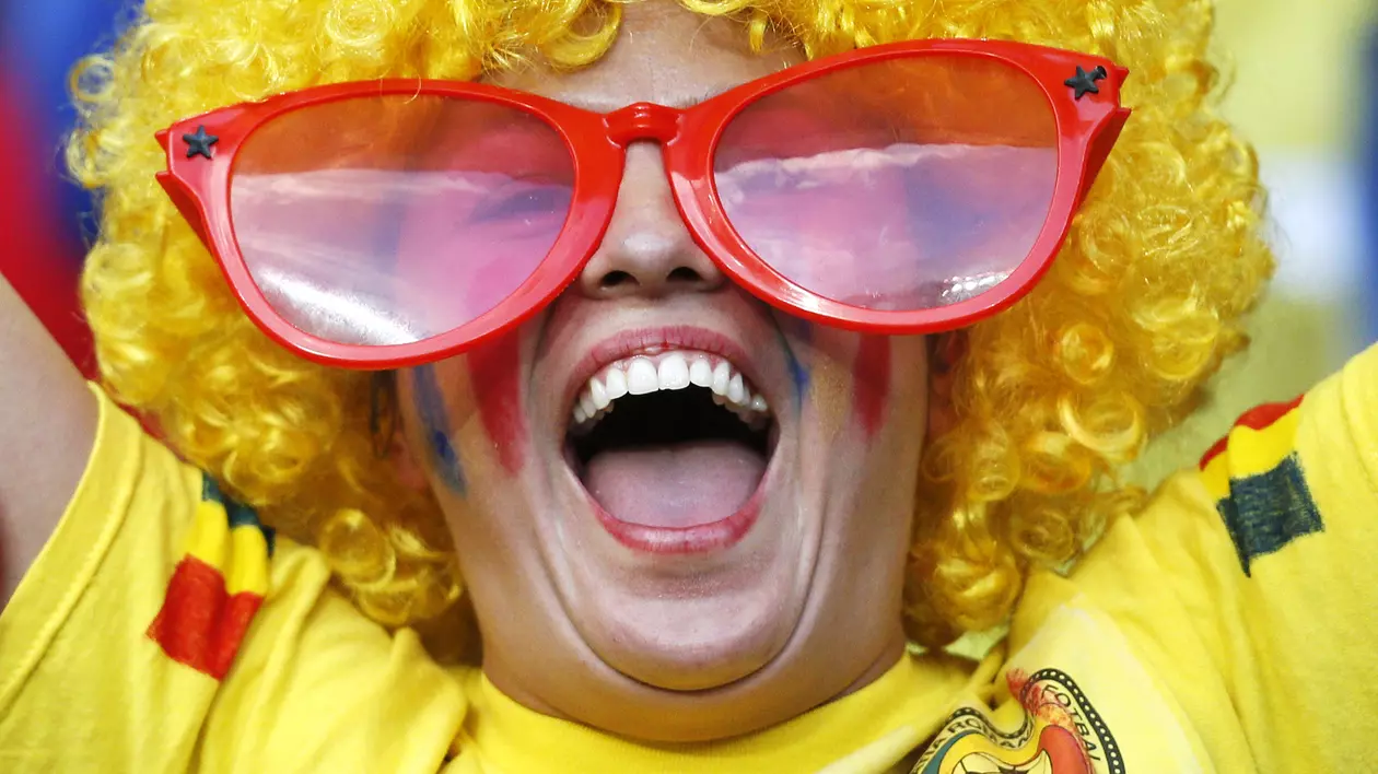 Fanii români au fost lângă tricolori la Euro 2016 FOTO: EPA/SERGEY DOLZHENKO EDITORIAL USE ONLY