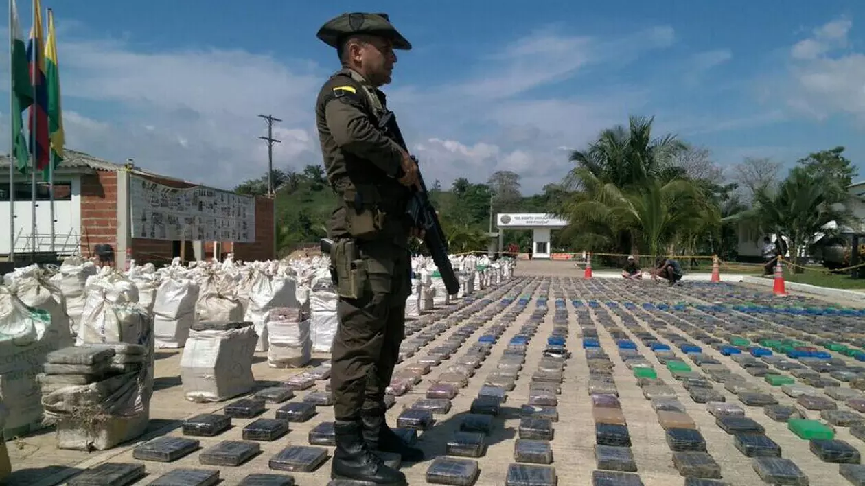 Cantitate record de cocaină confiscată în Columbia, de la începutul anului