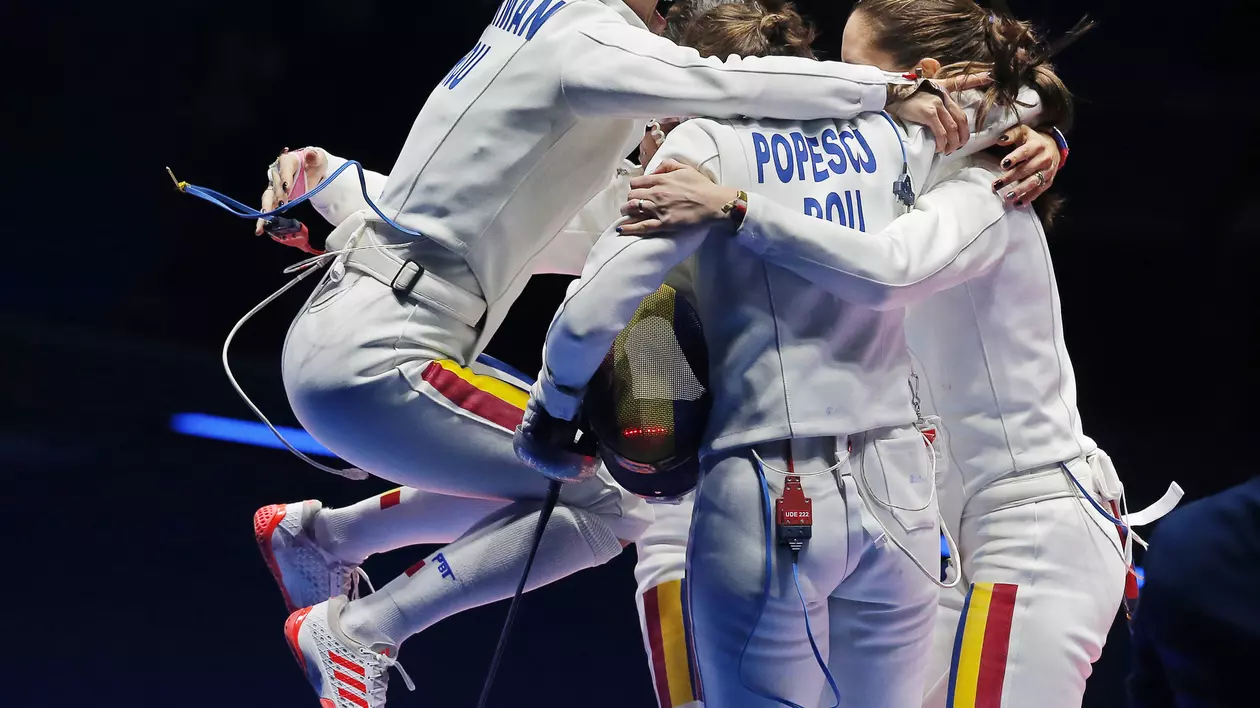Jocurile Olimpice. România - China 44-38! Spadasinele au luat AURUL. Ana Maria Popescu a fost genială. Am umilit campioana olimpică FOTO