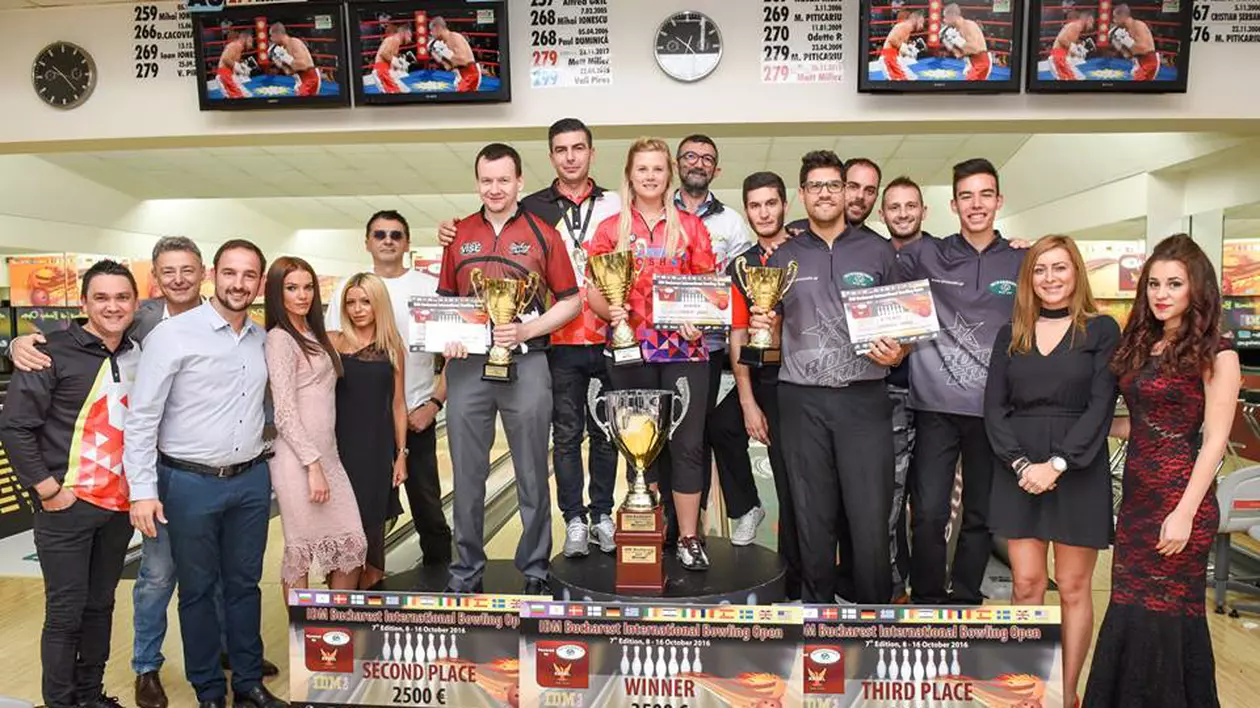 A șaptea ediție a Turneului Internaţional de Bowling din România a fost câștigată, în premieră, de o femeie!