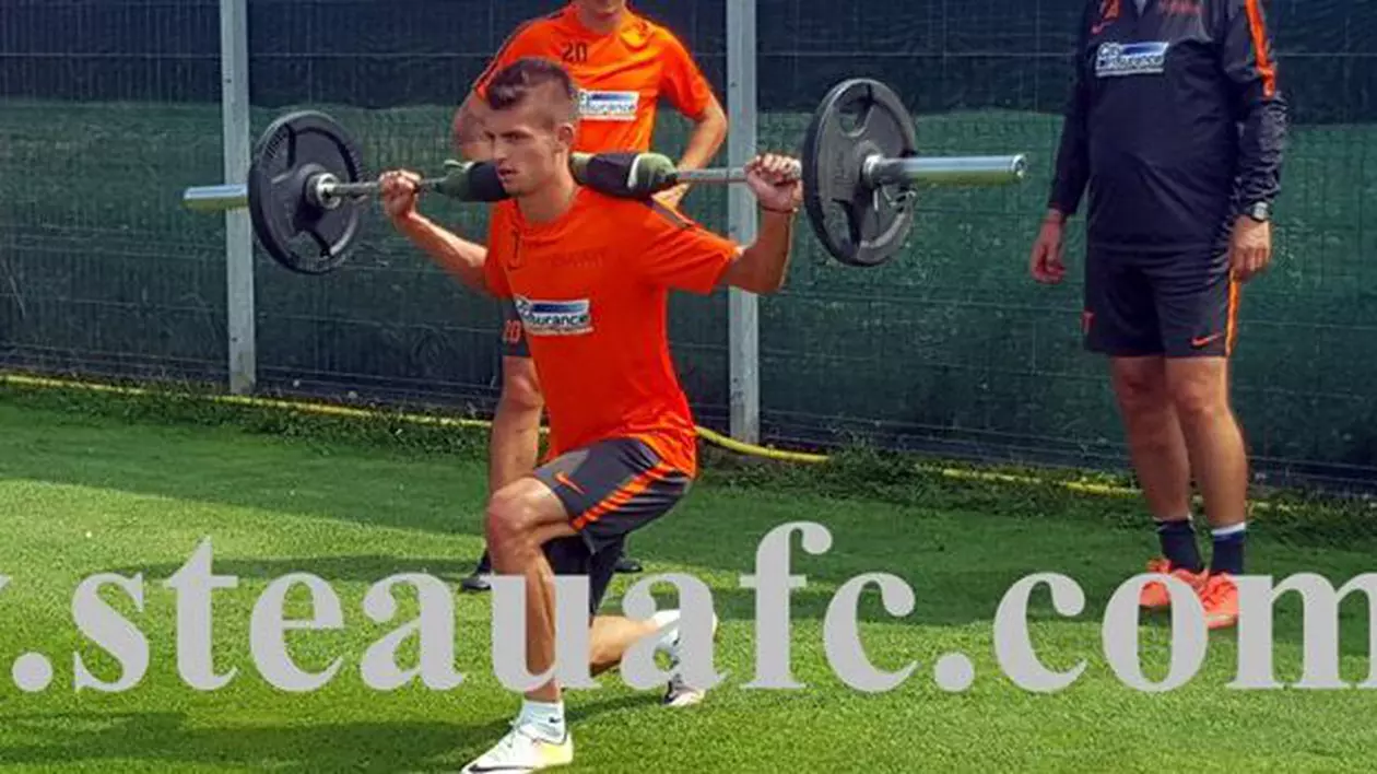 Florin Tănase a fost supus unei pregătiri fizice dure după transferul la Steaua. A tras din greu de haltere