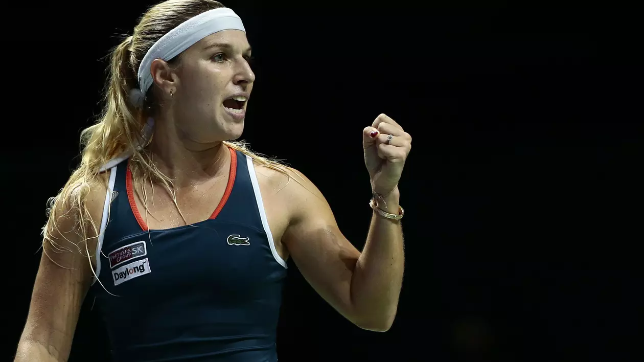 Dominika Cibulkova EPA/WALLACE WOON