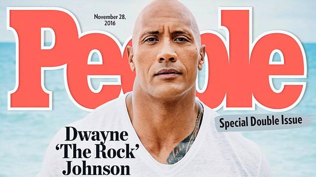 Dwayne 'The Rock' Johnson a fost desemnat de revista People, cel mai sexy bărbat în viața
