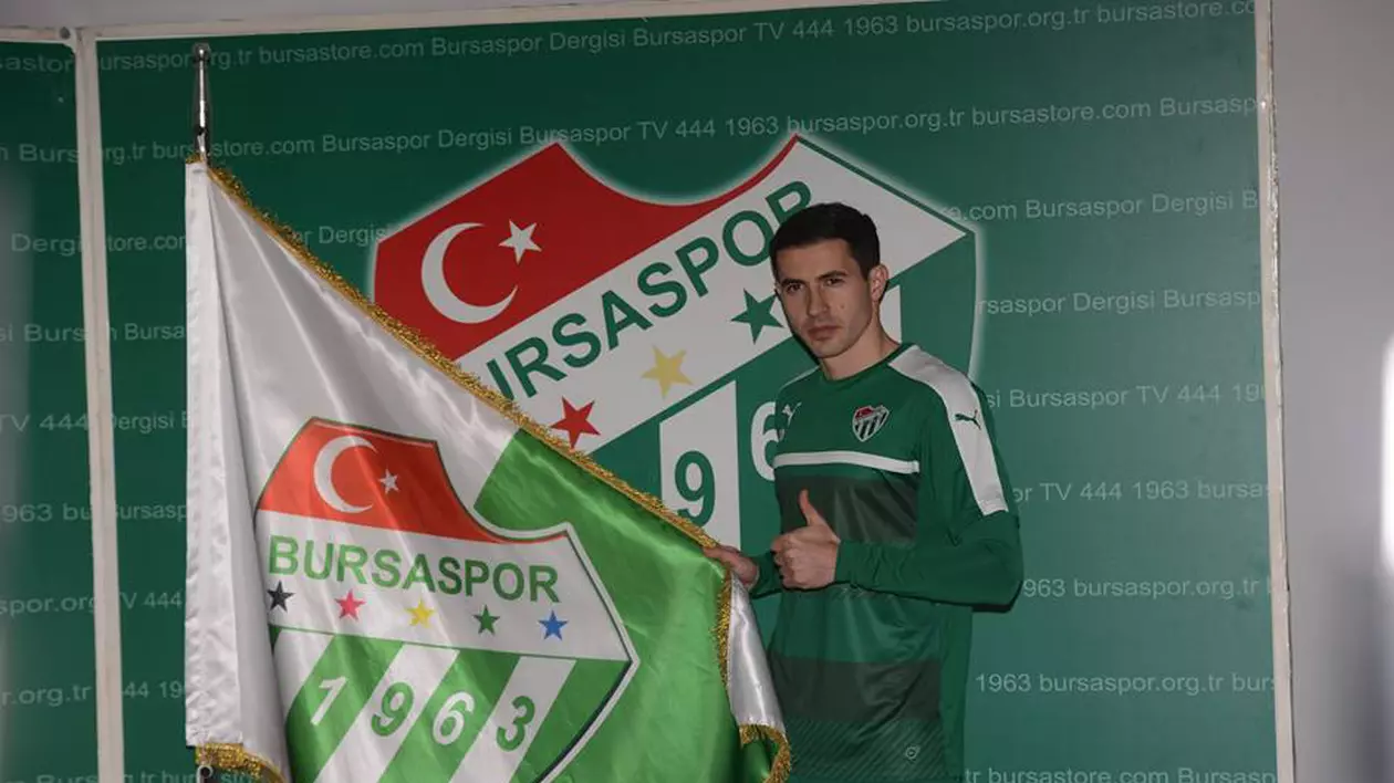 Bogdan Stancu a fost prezentat oficial la Bursaspor