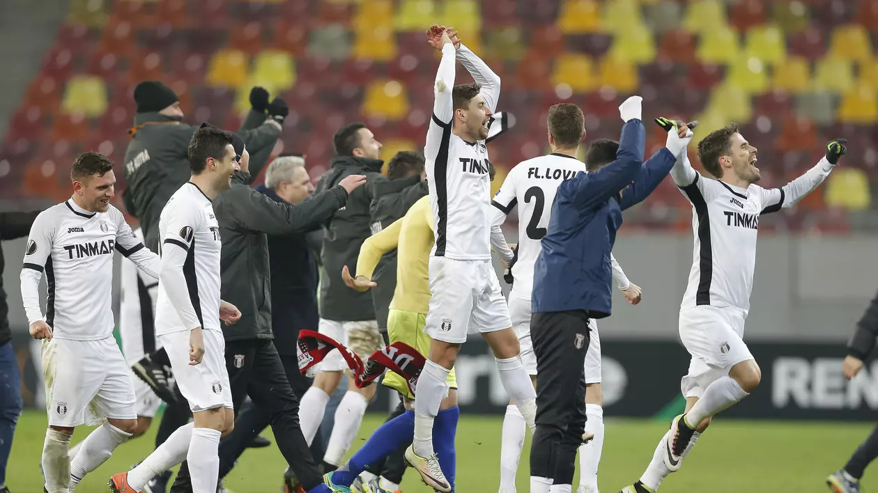 Astra Giurgiu a încasat 4,36 milioane de euro după aventura în Europa League