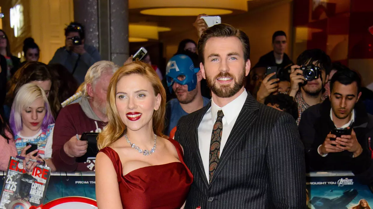 Scarlett Johansson și Chris Evans