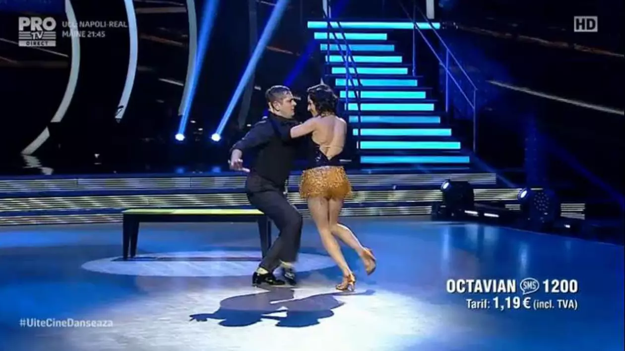 Octavian Strunilă și iubita lui, apariție incendiară la Uite cine dansează! Cât de bine arată Oana